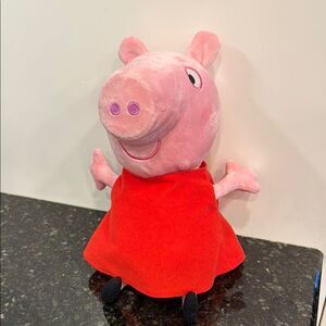 Peppa Pig 12” Hug N Oink Talking Plush Stuffed Animal Toy 2003 RETIRED